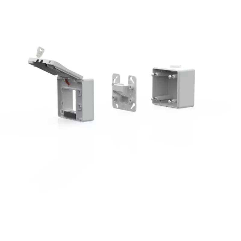 METZ CONNECT IP44 opbouwbehuizing grijs voor keystone-module 1309470003KI