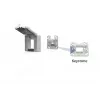 METZ CONNECT 1309471003KI module-inbouwbehuizing met klepdeksel en slot grijs (1309471003KI)