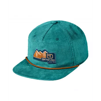 Ortovox Vintage Badge Cap - Pacific Green, maat M