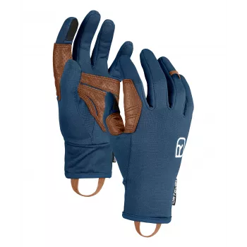 Ortovox Fleece Light handschoen - Deep Ocean - maat L