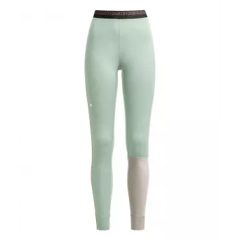 Ortovox 185 Rock N Wool Long Pants dames thermische baselayer broek - Green Acid, maat S