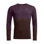 Ortovox 185 Rock N Wool Long Sleeve - Dark Wild Berry, maat S