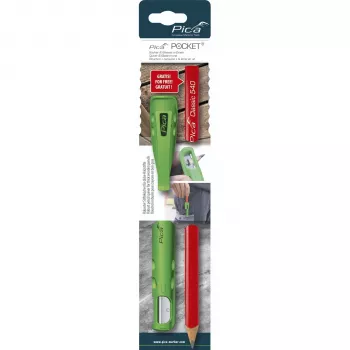 Pica Pocket met 1 timmermanspotlood 24 cm
