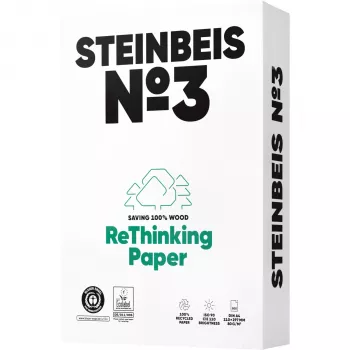 Steinbeis No. 3 gerecycled papier A4 80 g/m² 500 vel ISO 90
