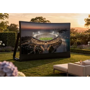 Celexon Inflatable Outdoor Screen Economy INF 120, 120 inch 16:9, zichtbaar oppervlak 266x149 cm, incl. handmatige luchtpomp