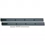 AIXCASE AIX-19K1UMR-B rack toetsenbord-ladegeleiderset - zwart - 1U - 19 inch