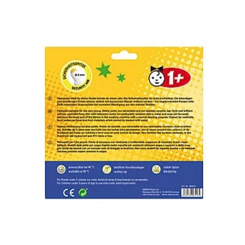 Malinos 300011 Babyzauber modelleerset - 10 veelkleurige sticks, 5 mm, niet-drogend, CE-gecertificeerd