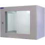 RESISTER 19 inch netwerkkast Pro Aktiv - IP54/IP55 - zichtruit - 12U - 600x600 mm - actieve ventilator - filter - lichtgrijs (RAL 7035)