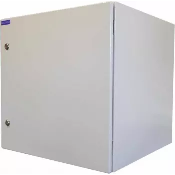 RESISTER 19 inch netwerkkast Pro Aktiv - beschermingsklasse IP54/IP55 - massieve stalen deur - 12U - breedte x diepte 600x600 mm - actieve ventilator - filter - lichtgrijs (99RRA19WV126MG)