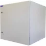 RESISTER 19 inch netwerkkast Pro Aktiv - beschermingsklasse IP54/IP55 - massieve stalen deur - 12U - breedte x diepte 600x600 mm - actieve ventilator - filter - lichtgrijs (99RRA19WV126MG)