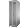 IT-BUDGET 19 inch netwerkkast SRK - 42U - 600x600 mm - geperforeerde dubbele deuren voor en achter - voorgemonteerd - lichtgrijs (99ITB19SRK4266DTGNM)