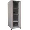 IT-BUDGET 19 inch netwerkkast SRK - compleetset - 42U - 800x800 mm - veiligheidsglas/volledig stalen deur - 4 actieve ventilatoren - PDU - legplanken - voorgemonteerd - lichtgrijs (99ITB19SRK4288GGM)
