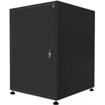 RESISTER 19 inch kast - verhoogde stofbescherming - 15 HE - stalen deur - 600x800 mm - zwart (99RRSJ1568BVT)