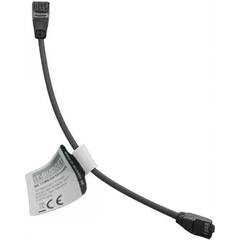 IT-BUDGET Full Copper Premium patchkabel - Slim AWG 28 - Cat.8.1 - 2000 MHz - halogeenvrij - PoE+ - 40 Gbit - zwart - 0,25 m