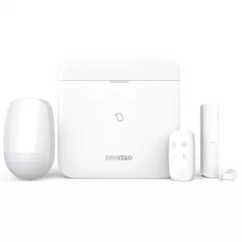 INKOVIDEO INKO-PRO-KIT 4-kanaals NVR-bewakingsset met 4x 4MP IP-camera's, 2TB HDD, PoE, nachtzicht, IP66