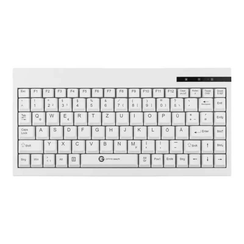 GETT GCQ CleanType Easy Basic compact toetsenbord - USB - zwart - IP68 wasbaar
