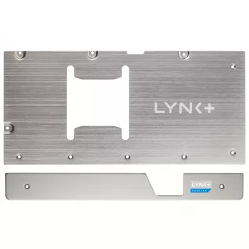 LYNK+ 5090 plaatkit Zotac zilver - GPU backplate voor RTX 5090 modding