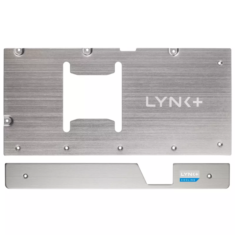 LYNK+ 5090 plaatkit Zotac zilver - GPU backplate voor RTX 5090 modding