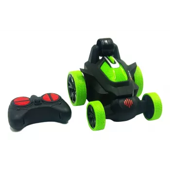 Mad Monkey RC stuntauto 2,4 GHz 360° flips groen/zwart