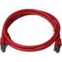 IT-BUDGET Full Copper Premium patchkabel Cat.6A 500 MHz LSZH PoE+ AWG 26/7 rood 0,5 m