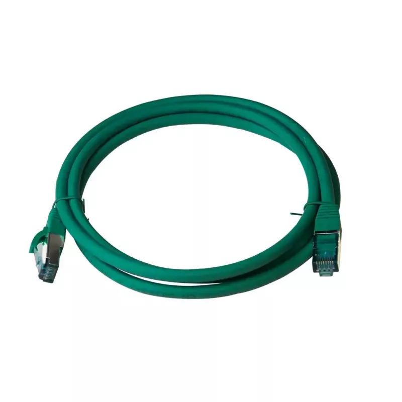 IT-BUDGET Full Copper Premium patchkabel Cat.6A 500 MHz LSZH PoE+ AWG 26/7 groen 1,5 m