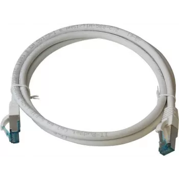 IT-BUDGET Full Copper Premium patchkabel Cat.6A 500 MHz LSZH PoE+ AWG 26/7 wit 7,5 m