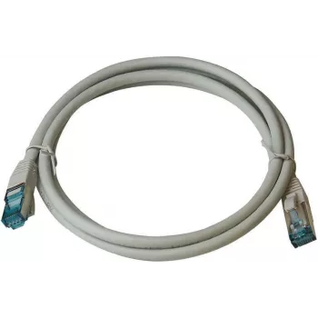 IT-BUDGET Full Copper Premium patchkabel - Cat.6A - 500 MHz - halogeenvrij - PoE+ - AWG 26/7 - grijs - 15 m