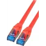 IT-BUDGET Premium Patchkabel - Super Flex TPE - Cat.6A - 500MHz - LSZH - PoE+ - AWG 27 - rood - 1,50 m