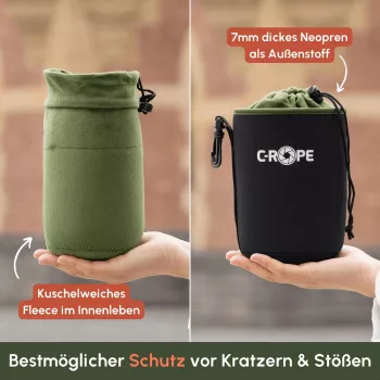 C-ROPE Lens Bag V2 zwart Variatie S 10x9cm Retail