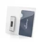 MEDIARANGE USB-stickopbergdoos met 2 vakken en perforaties, verpakking van 10, transparant