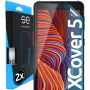 smart.engineered 2x3D displayschermfolie voor Samsung Galaxy Xcover 5 transparant (2-pack)