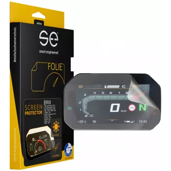 smart.engineered se Anti-Glare 3D Dashboard Cockpit Beschermfolie 2-pack voor BMW
