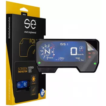smart.engineered SE-DCP-2-0102-0048-1-M Displaybeschermfolie voor Honda CBR650R, CB650R, CBR500R, CB500F/X (2019+) - Transparant