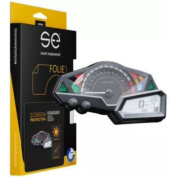 smart.engineered SE-DCP-2-0102-0065-1-M Displaybescherming voor Kawasaki Z300 / Z250 / Ninja250 / Ninja300 (2013-2017) - Transparant