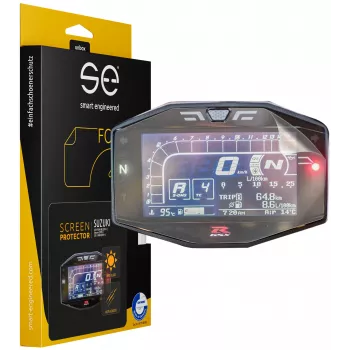 smart.engineered SE-DCP-2-0102-0094-1-M Displaybescherming voor Suzuki GSX-R1000 (R) 2017+ / Katana 2019+ / GSX-S1000 2021+ - Transparant
