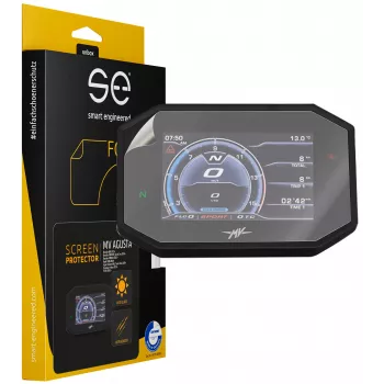 smart.engineered SE-DCP-2-0102-0110-1-M Displaybeschermfolie voor motor - Transparant - 2-pack