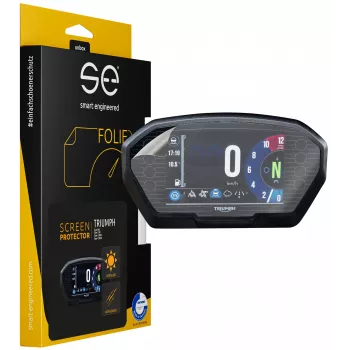 smart.engineered SE-DCP-2-0102-0112-1-M displayschermfolie voor TRIUMPH Tiger 800 / Tiger 1200 / Tiger 1200XC / Tiger 1200CR - transparant - monochromatisch