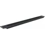 Rockstable 1U 19 inch borsteldichting kabelmanagementpaneel - staal - zwart (RS19-BCM)