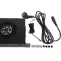 Rockstable 1U 19-inch ventilatie-element - ventilator - zwart - staal - 2 ventilatoren - 12 cm - 330 m³/h (RS19-FT1U2TM)