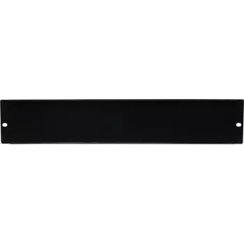 Rockstable 2U 19 inch blindplaat - SPCC-staal - zwart - 1 stuk (RS19-TP02)