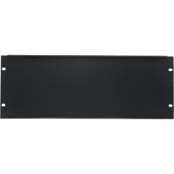 Rockstable 4U 19 inch blindplaat - rackafdekking - SPCC-staal - zwart - 1 stuk (RS19-TP04)