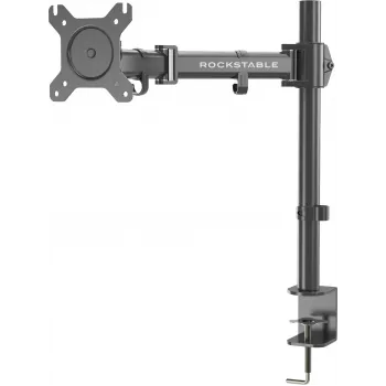 Rockstable RS-MM002 single monitor bureausteun - klem/doorvoer - 8 kg - 13-32 inch - VESA 75x75/100x100 - zwart