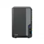 Synology DiskStation DS224+ 2-bay NAS-server lege behuizing + 16 TB (2x8 TB) Seagate IronWolf