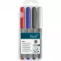 PICA-MARKER Pica Permanent-Pen 1,0mm assorti met Instant-White-Pen