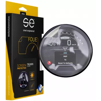 smart.engineered SE-DCP-2-0102-0171-1-M displayschermfolie voor Triumph Trident 660 (2021+) - transparant