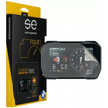 smart.engineered SE-DCP-2-0102-0193-1-M displayschermfolie voor motorfietsdisplays - transparant - TPU - kras- en stootvast - zelfherstellend - oleofobe coating
