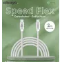 ALKAYA Speed Flex USB-C naar USB-C kabel 2 m wit (CL-60031)