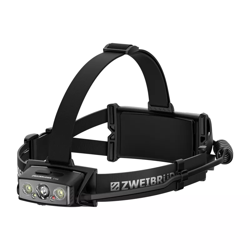 Zweibrüder ZB11H LED oplaadbare hoofdlamp 2500 lumen USB-C