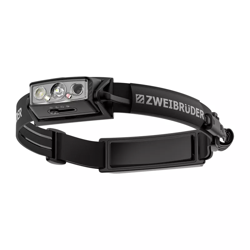 Zweibrüder ZB9H LED oplaadbare hoofdlamp 2000 lumen USB-C