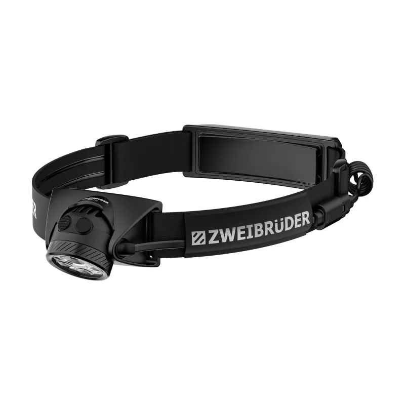 Zweibrüder ZB7H LED accu hoofdlamp 1200 lumen USB-C